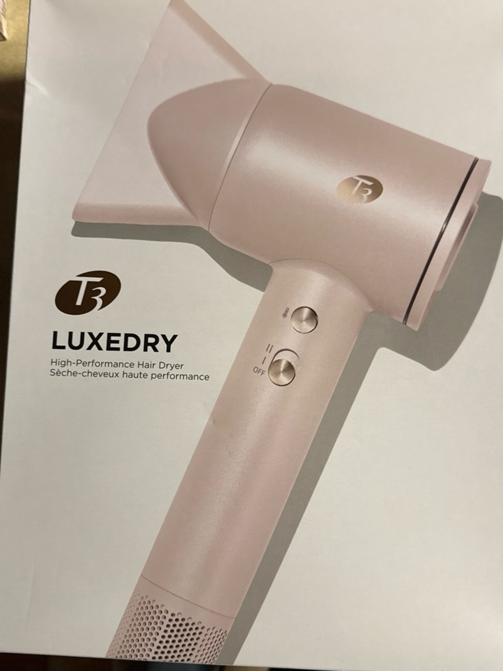T3 Luxedry Hair Dryer in Blush Pink
